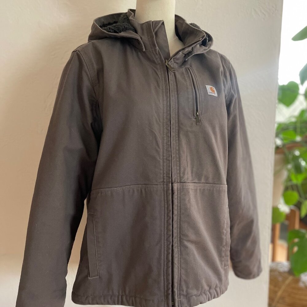 Carhartt  Sherpa Lined Canvas Jacket - M